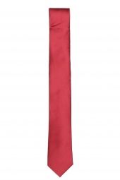 Cravate Uni H Rouge
