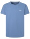 Tee shirt Solid Tshirt Pmu20009 551 Blue