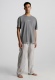 Tee-shirt pyjama 000nm2478 S/s Crew Neck Pa7 Charcoal Grey