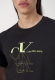 Tee shirt J30j325352 Monogram Echo Beh Ck Black