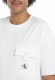 Tee shirt J30j325214 Texture Pocket Yaf Bright White