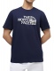 Tee shirt M S/s Woodcut Dome Tee Nf0a87nx8k21 Summit Navy